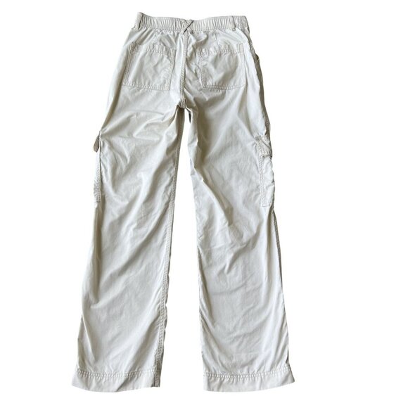 Vintage Abercrombie & Fitch Womens Y2K 27 US 4 Cream Utility Cargo Khaki Pants - Picture 2 of 14
